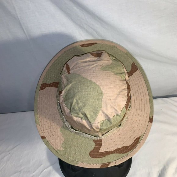 DCU MILITARY VENTED DCU DESERT CAMOUFLAGE SUN WIDE BRIM BOONIE HAT - Picture 7 of 12